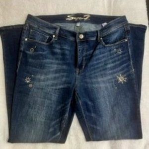 NWOT Seven7 Limited Edition Embellished Bootcut Jeans